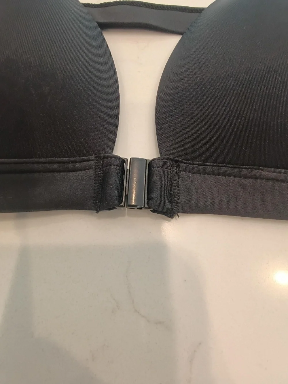 SKIMS 34 A Triangle Front Close Super Push-Up Bra Onyx NWT - Picture 4 of 7